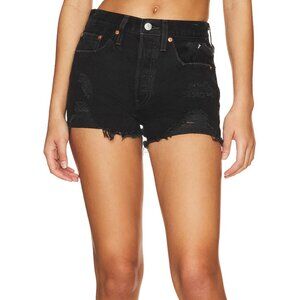 Levi's 501 Original Fit High Rise Shorts - Black - Size 27 - NWOT